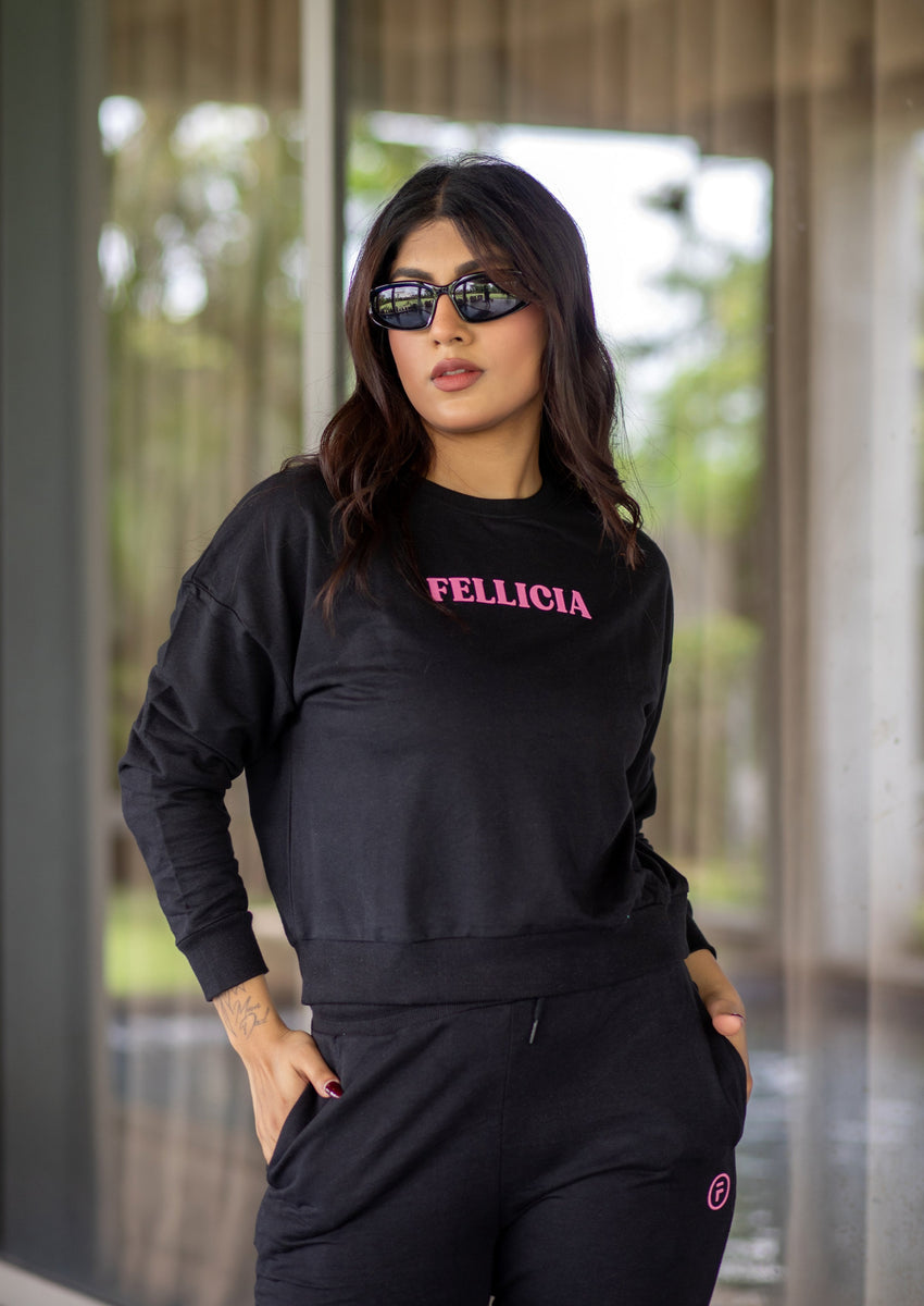 Women's Sweatshirt & Joggers Co-ord Set (Maroon) – FELLICIA