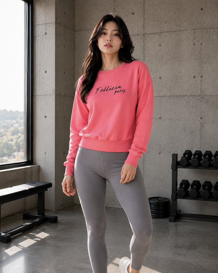 Sweatshirt – 260 GSM Loop Knit Cotton | PINK
