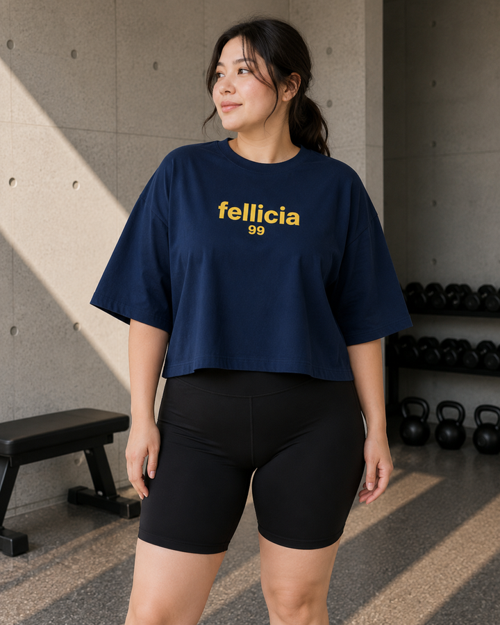 Sweat Tee – 260 GSM 100% Cotton Loop Knit - NAVY BLUE