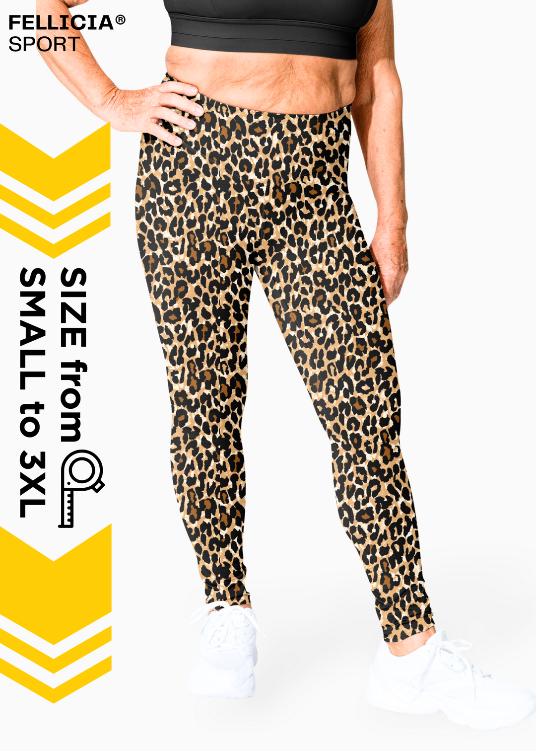 Active Tights with Pocket (Animal Print)