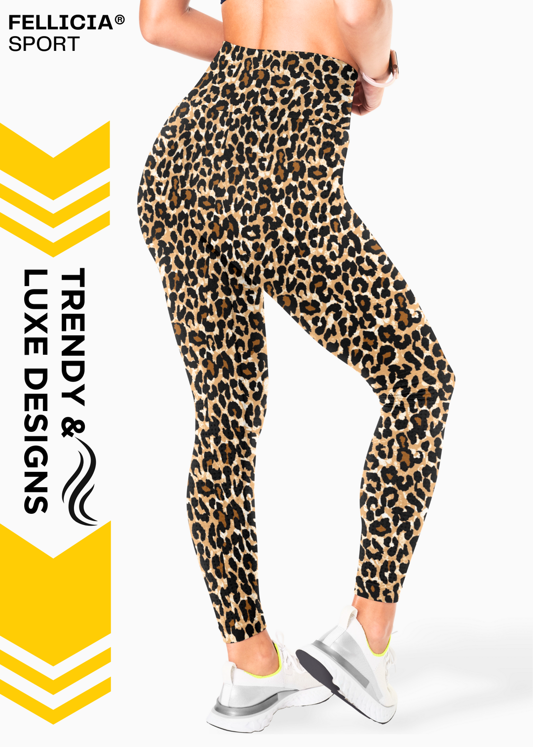 Active Tights with Pocket (Animal Print)