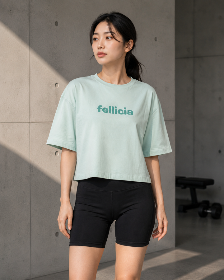 Sweat Tee – 260 GSM 100% Cotton Loop Knit - MINT