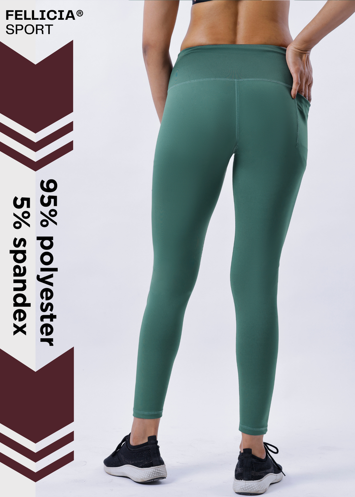 Active Tights with Pocket (Olive)