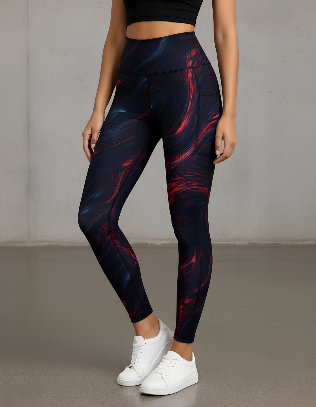 Performance Tights with Pocket  - DEEP NOVA