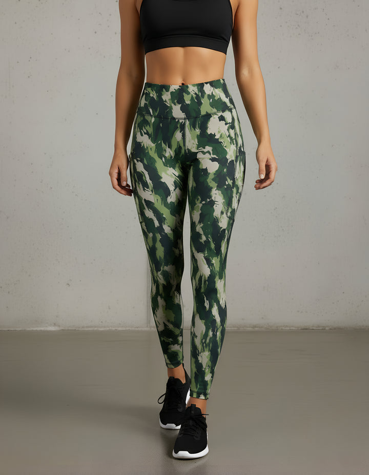 Performance Tights with Pocket  - EARTH SAGE