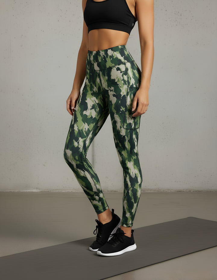 Performance Tights with Pocket  - EARTH SAGE
