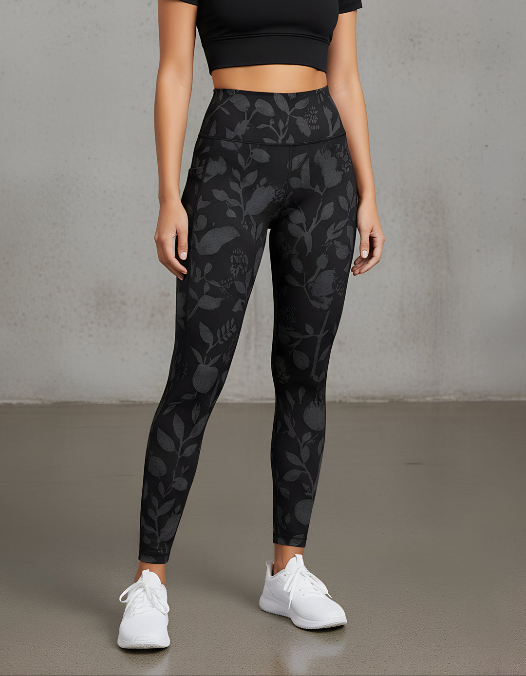 Performance Tights with Pocket  - CHALK N DUSTER