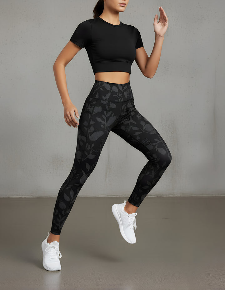 Performance Tights with Pocket  - CHALK N DUSTER