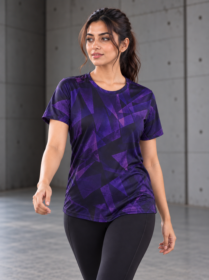 Active T-Shirt for Women - Purple Prism