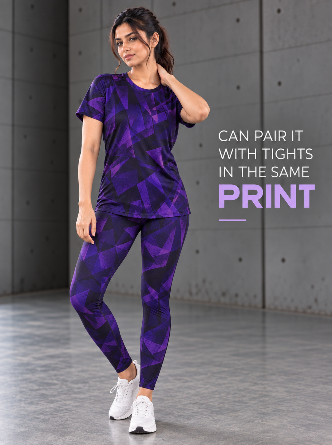 Active T-Shirt for Women - Purple Prism