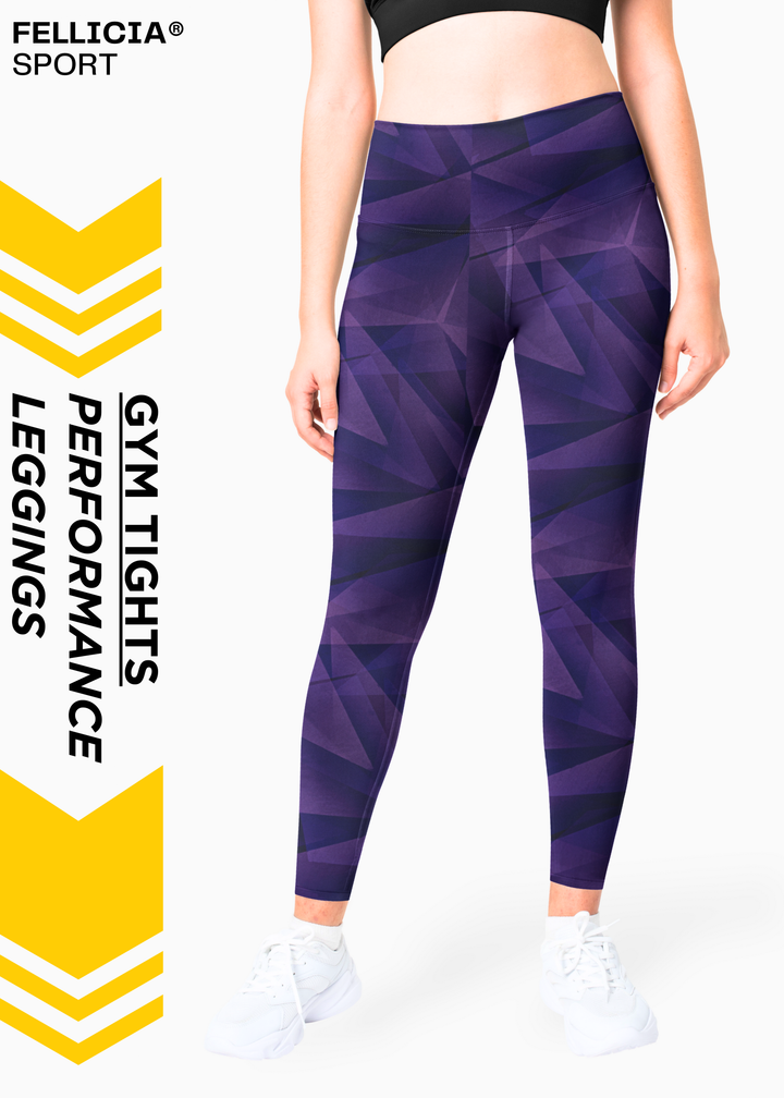 Active Tights with Pocket (Purple Prism)