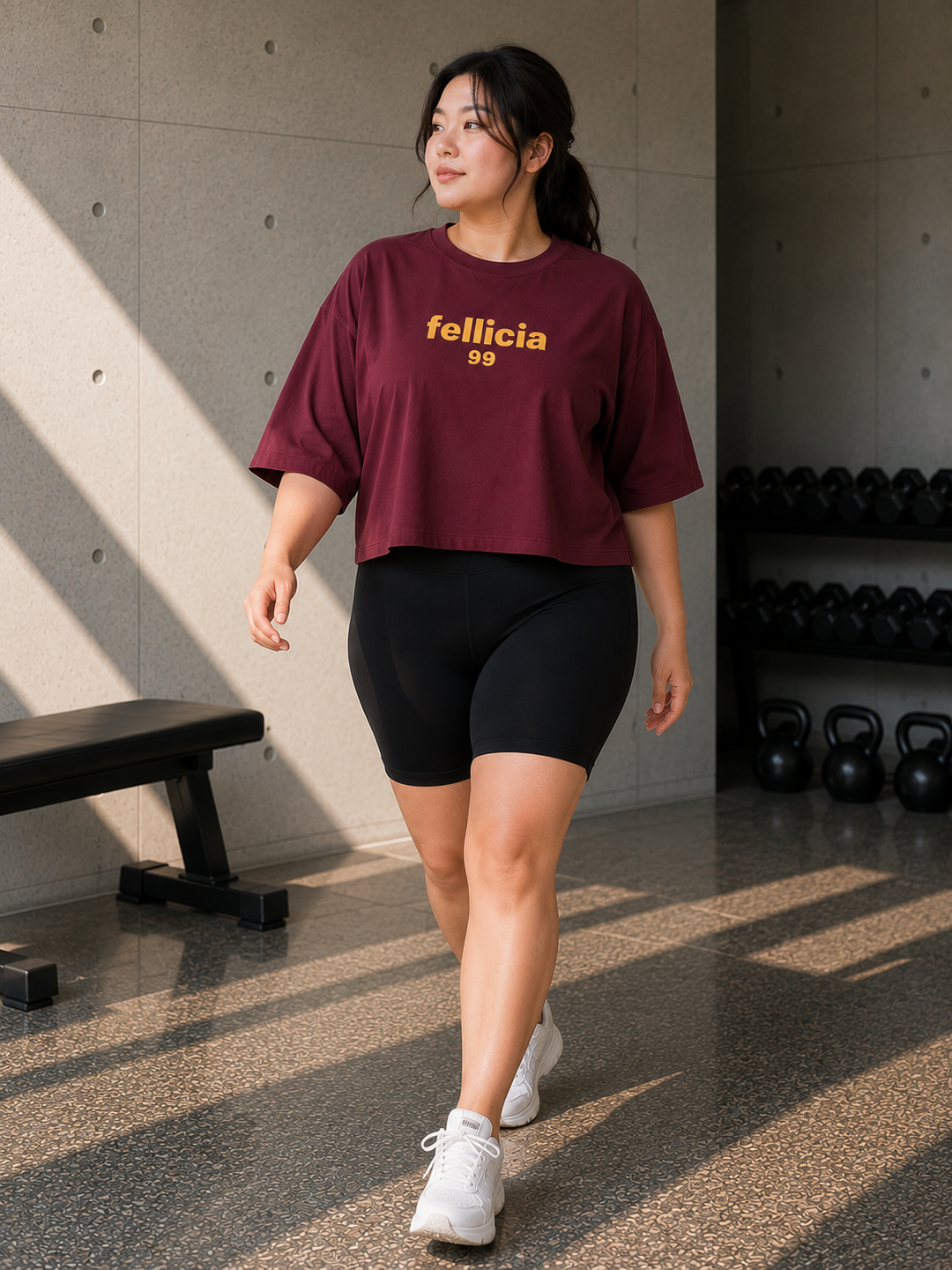 Sweat Tee – 260 GSM 100% Cotton Loop Knit - MAROON