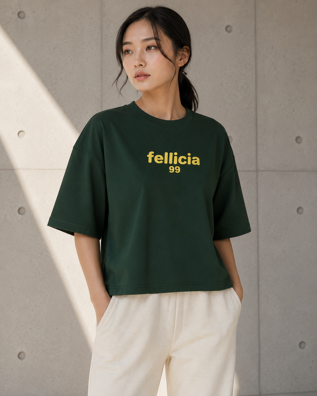 Sweat Tee – 260 GSM 100% Cotton Loop Knit - OLIVE
