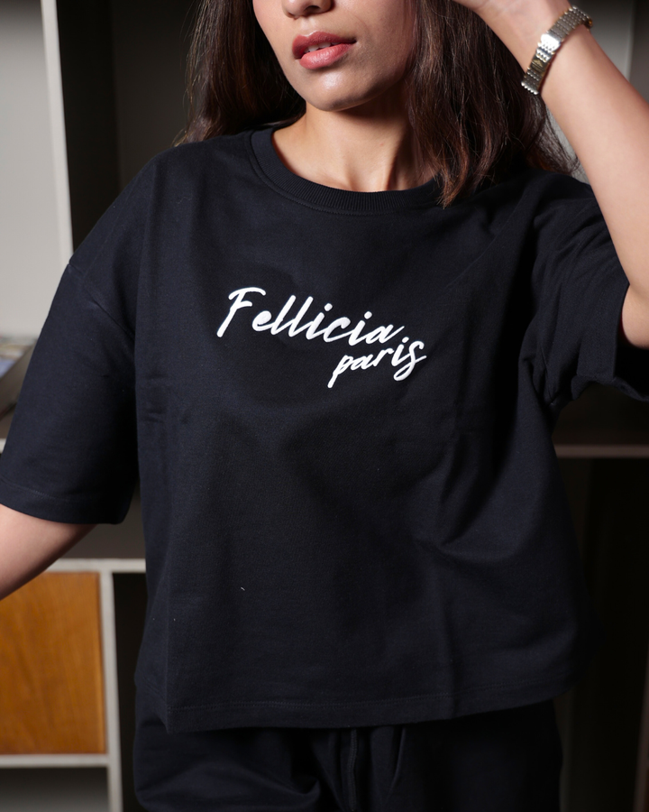 Summer Co-ord Set – Midnight Black