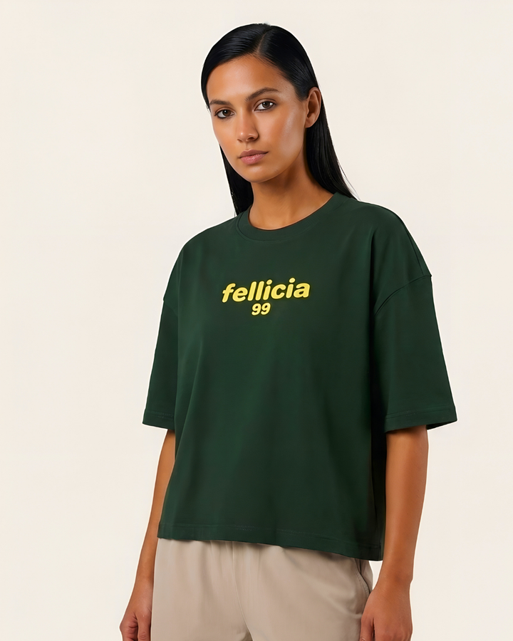 GHAR Tee – 100% Cotton | 260 GSM Loop Knit - OLIVE