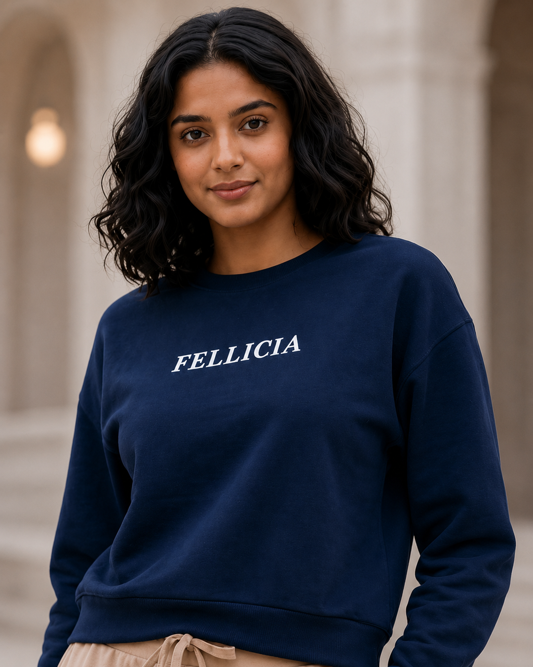 Sweatshirt – 260 GSM Loop Knit Cotton | NAVY BLUE
