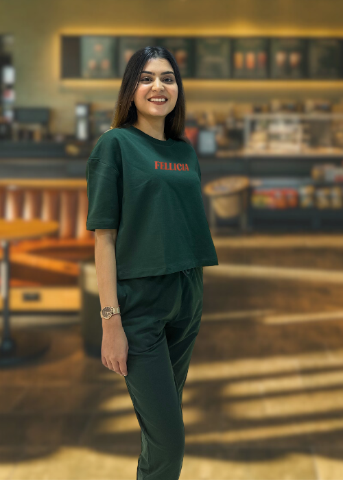 Co-ord Set (Olive Green) Sweatshirt & Joggers for Women