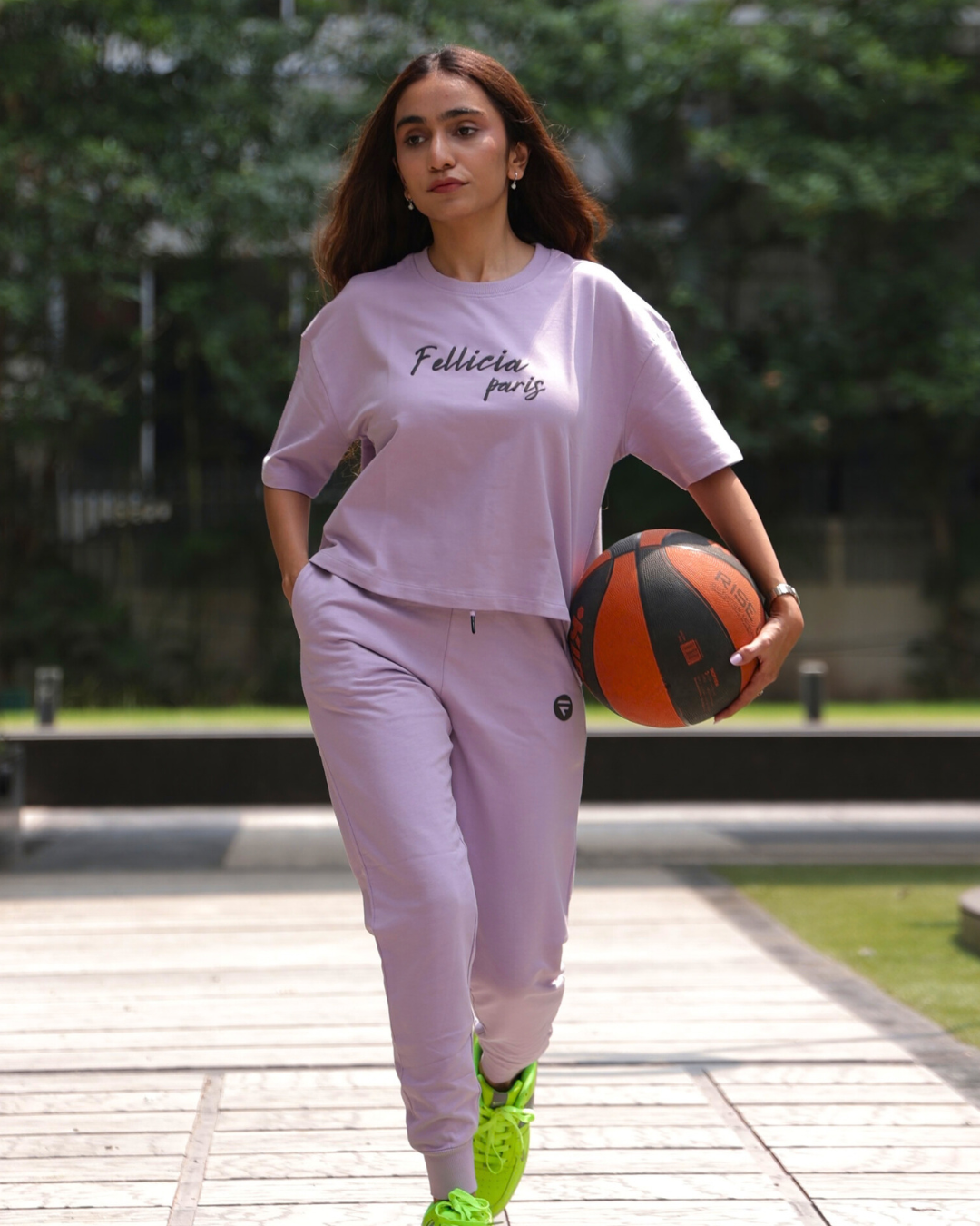 TRAVEL Co-ord Set – Soft Lilac