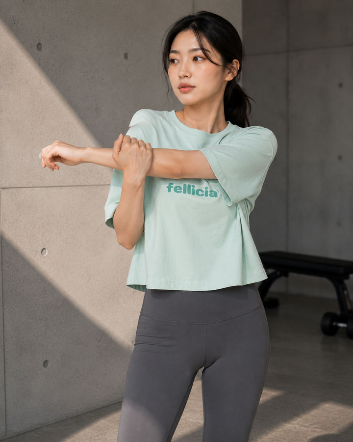 Sweat Tee – 260 GSM 100% Cotton Loop Knit - MINT