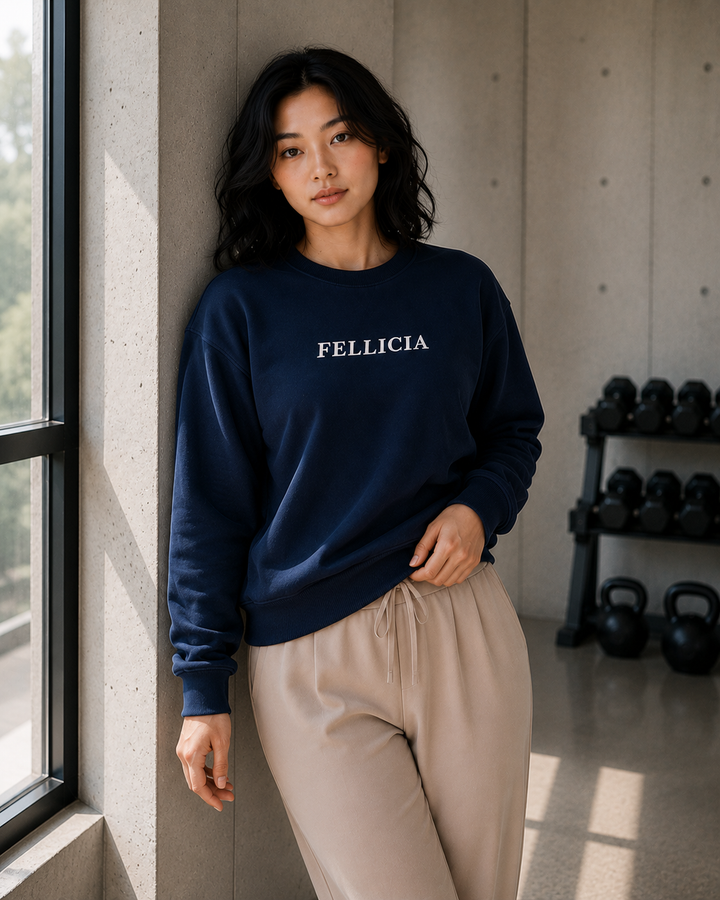 Sweatshirt – 260 GSM Loop Knit Cotton | NAVY BLUE