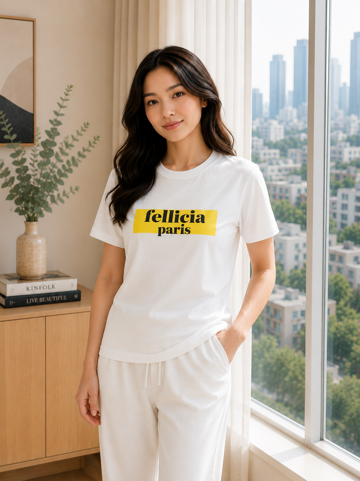 GHAR Comfort Cotton Assorted T-shirt - White