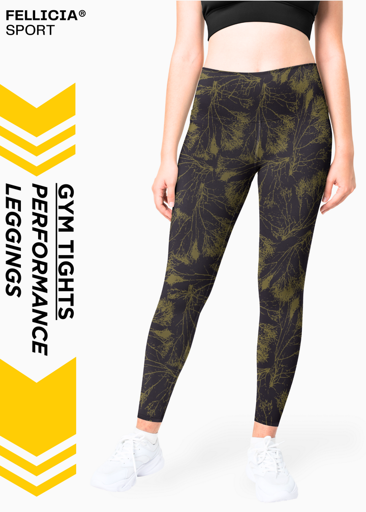 Active Tights with Pocket (Deep Forest)