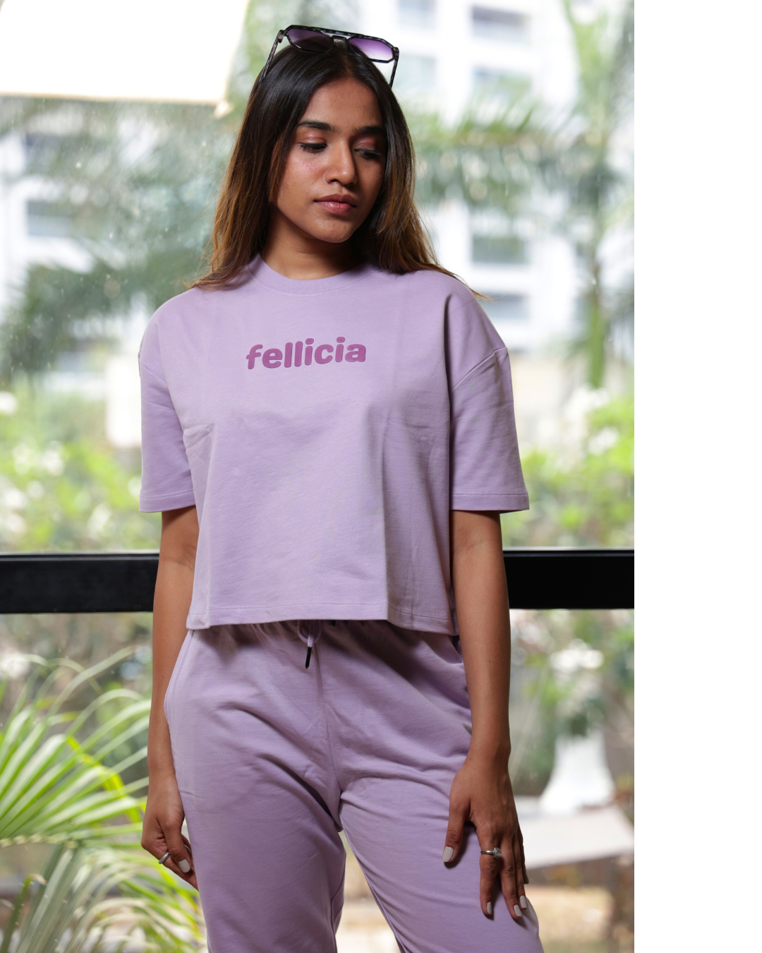 TRAVEL Co-ord Set – Soft Lilac