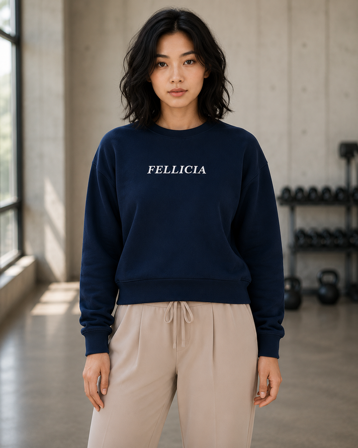 Sweatshirt – 260 GSM Loop Knit Cotton | NAVY BLUE