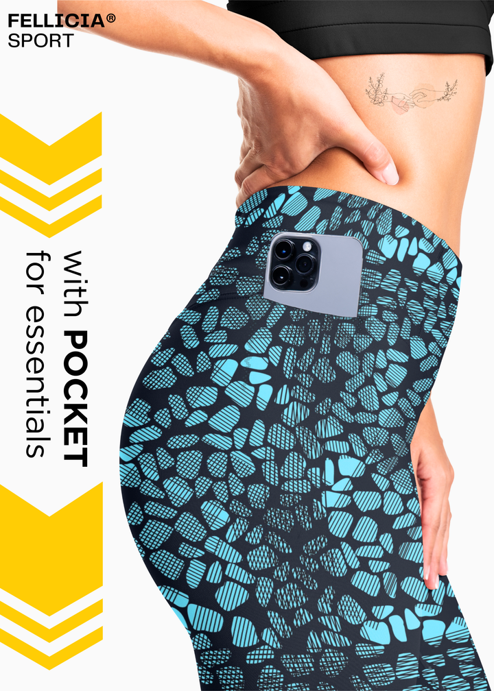 Active Tights with Pocket (Gemstone)