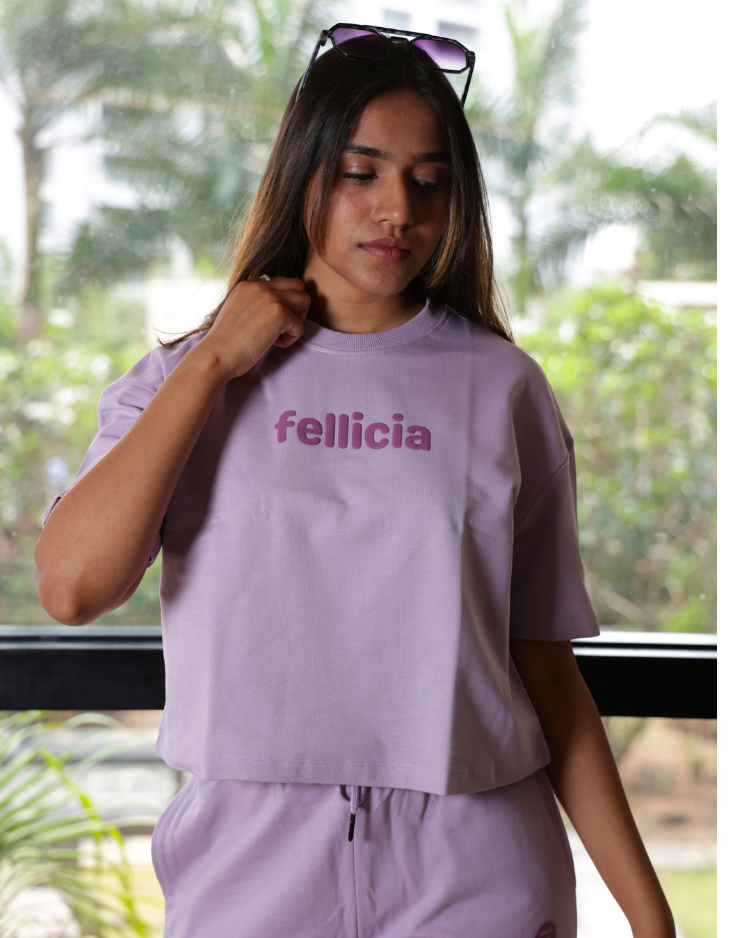 TRAVEL Co-ord Set – Soft Lilac