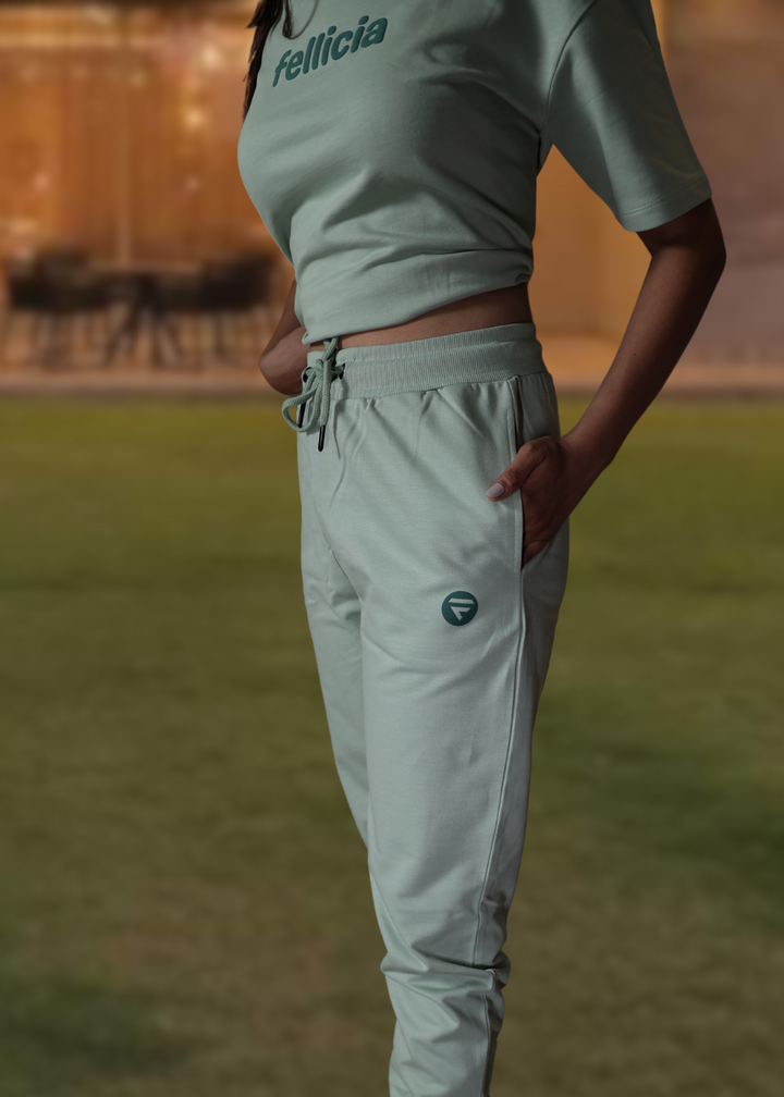 Co-ord Set (Mint Green) Sweatshirt & Joggers for Women