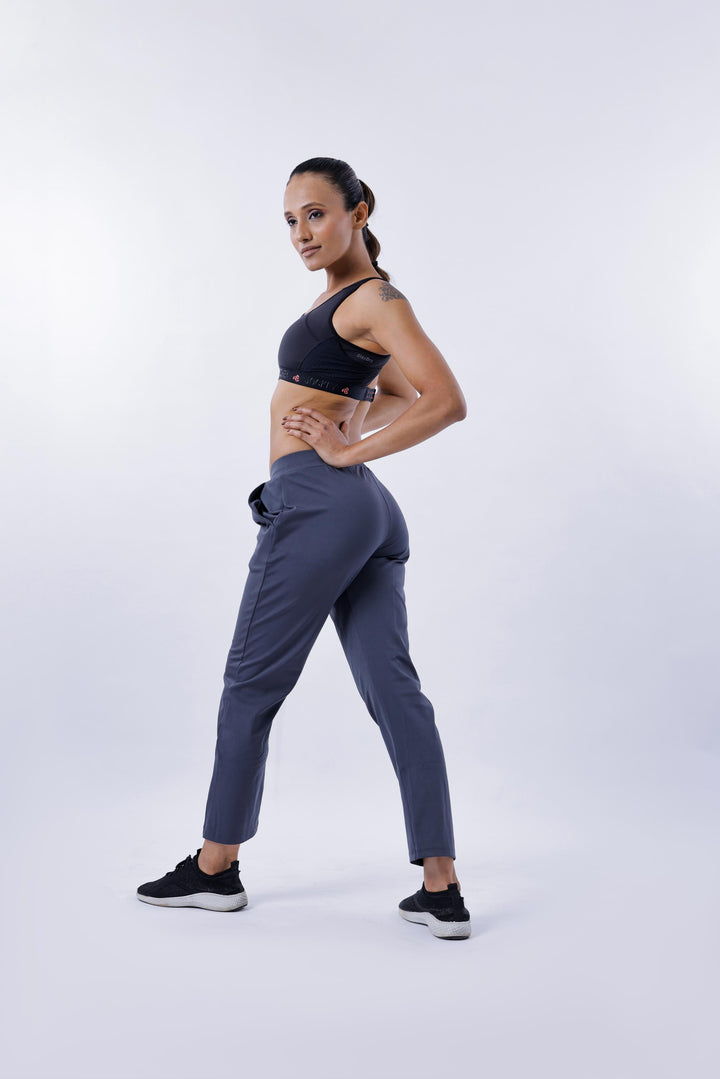 DryFit Gym Pant-Women (Slate Grey)