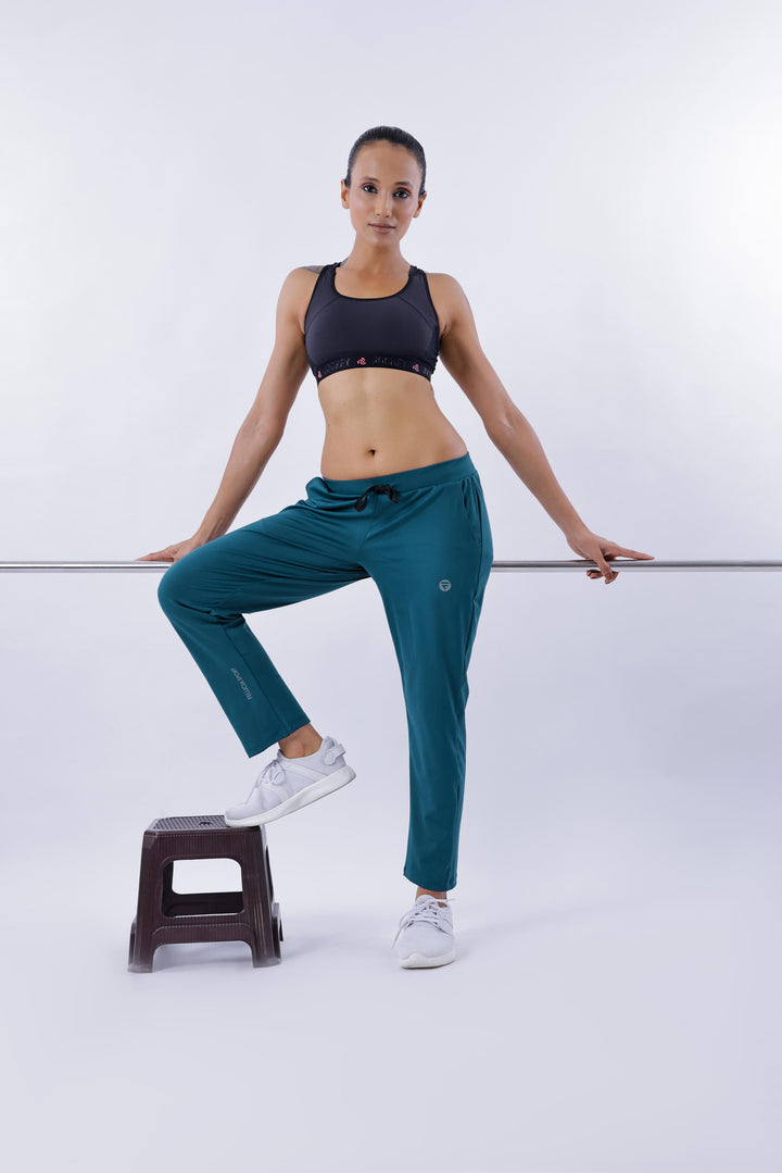 DryFit Gym Pant-Women (Aqua Blue)