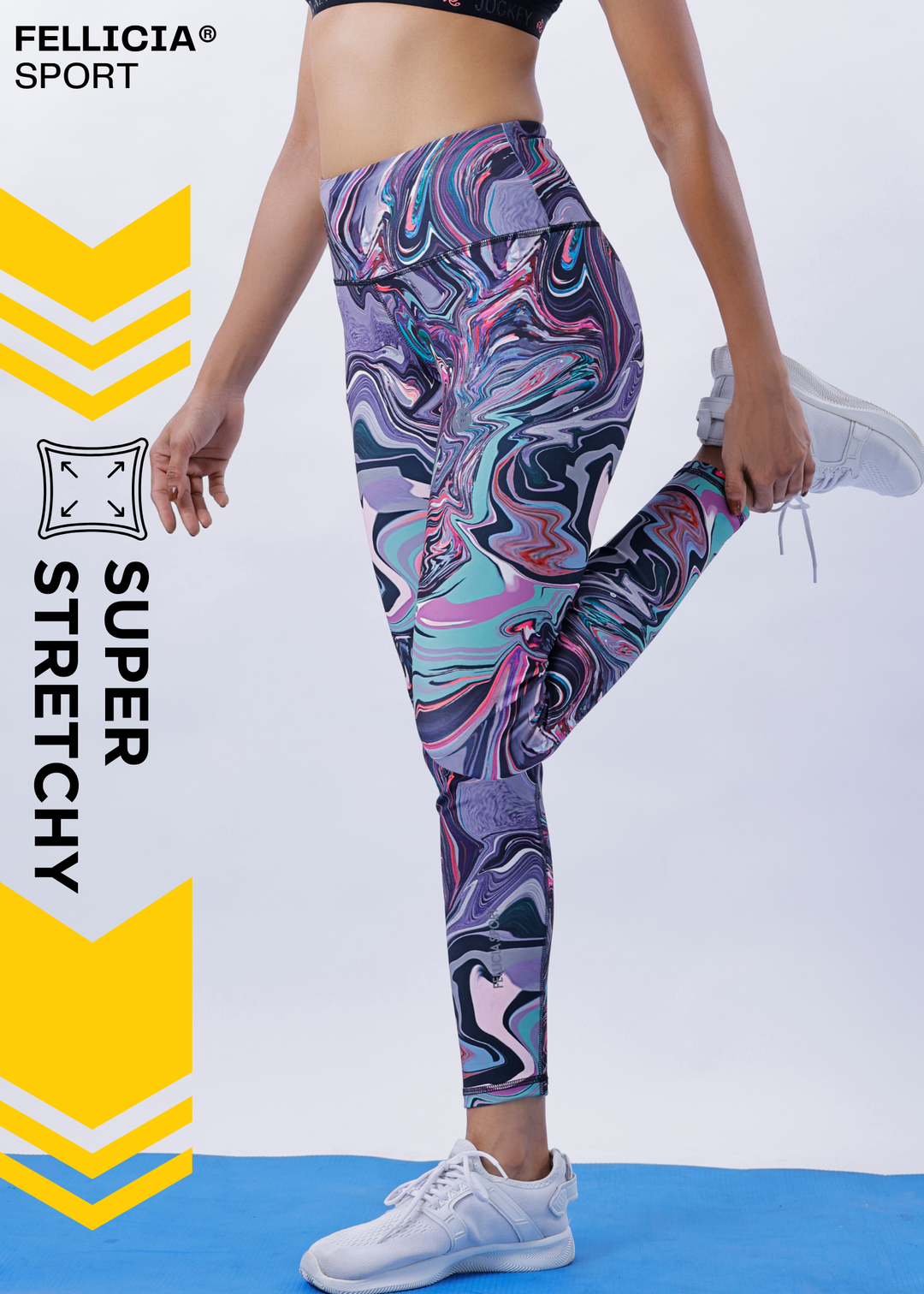 Active Tights with Pocket (illusion print)