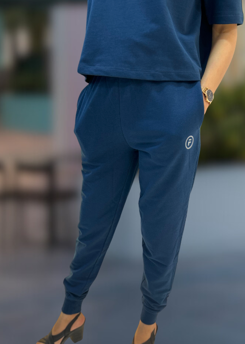 Co-ord Set (Navy Blue) Sweatshirt & Joggers for Women