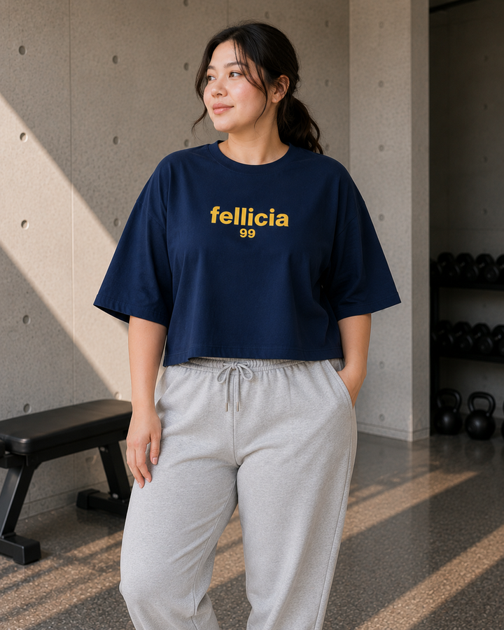 Sweat Tee – 260 GSM 100% Cotton Loop Knit - NAVY BLUE