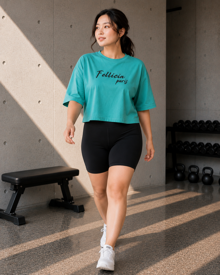 Sweat Tee – 260 GSM 100% Cotton Loop Knit - CORAL