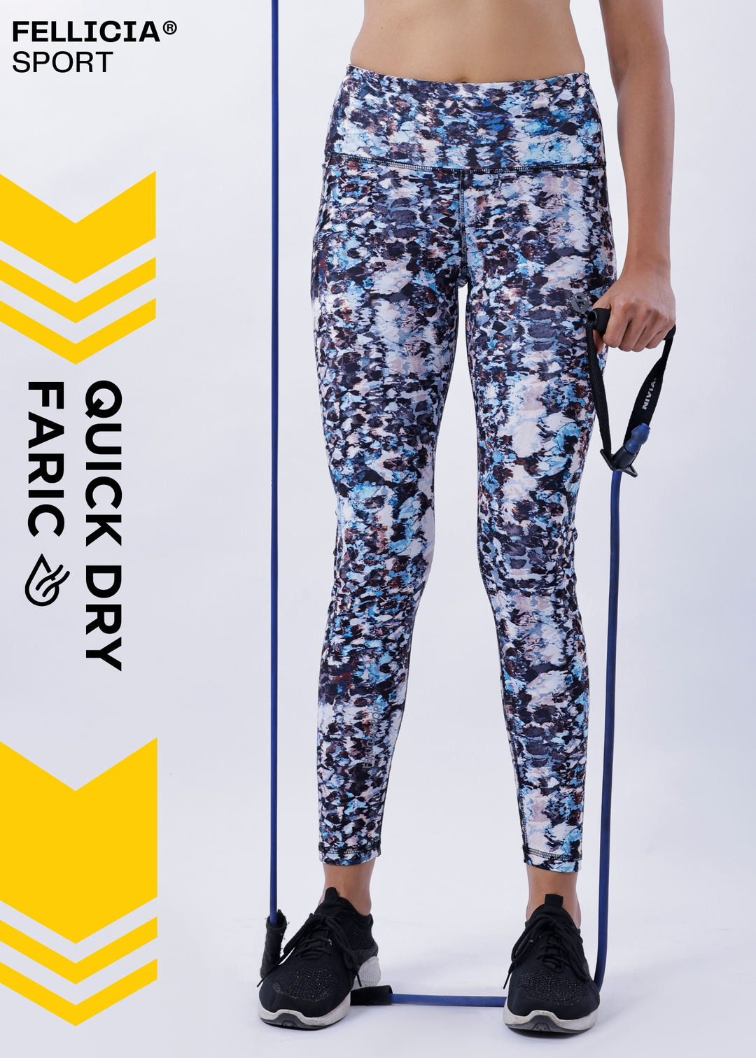 Active Tights with Pocket (Camouflage)