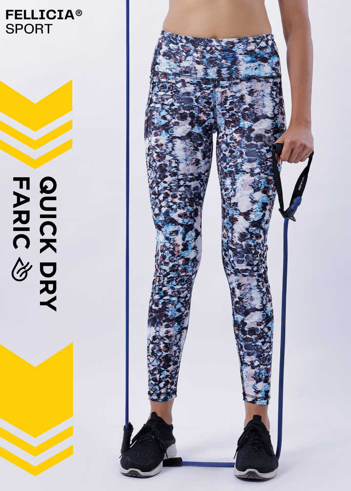 Active Tights with Pocket (Camouflage)