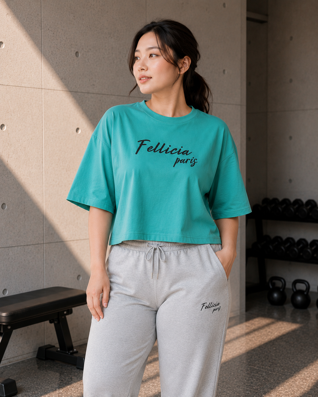 Sweat Tee – 260 GSM 100% Cotton Loop Knit - CORAL
