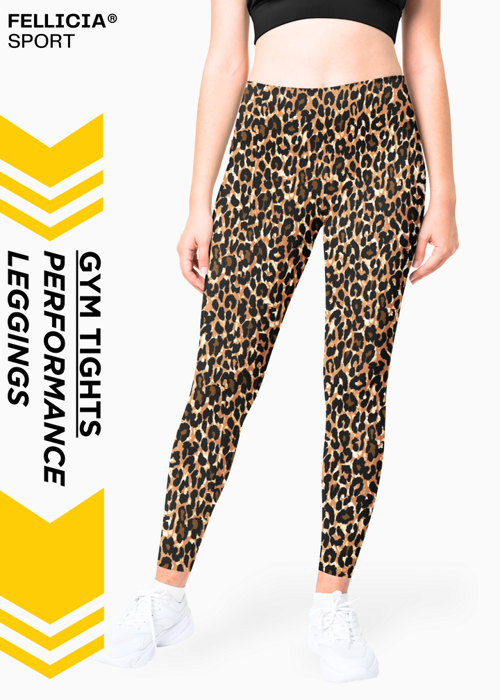 Active Tights with Pocket (Animal Print)