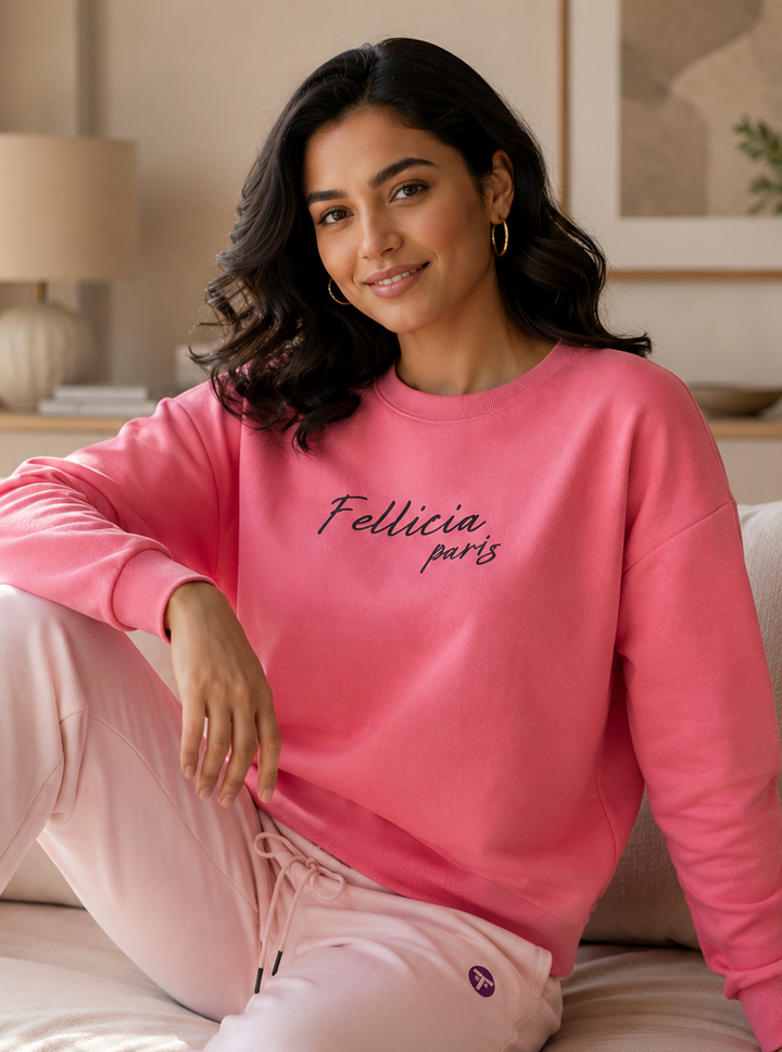 Sweatshirt – 260 GSM Loop Knit Cotton | PINK