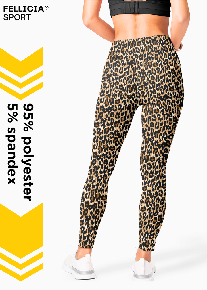 Active Tights with Pocket (Animal Print)