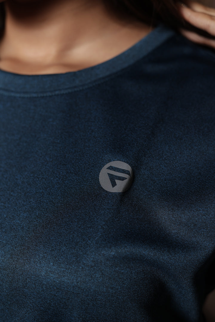 Performance Tshirt for Women (Aqua Blue)