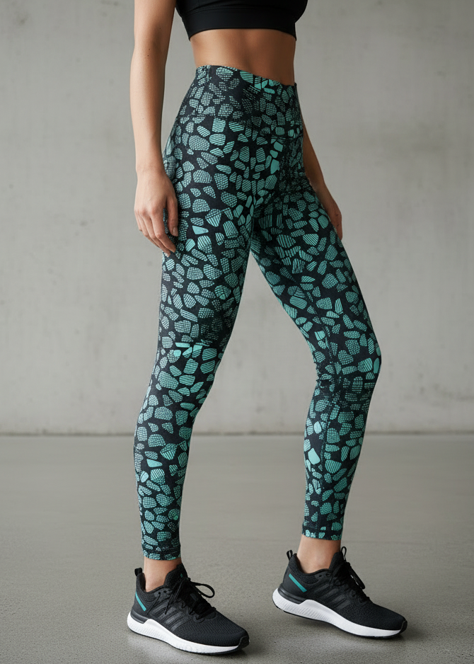 Active Tights with Pocket (Gemstone)