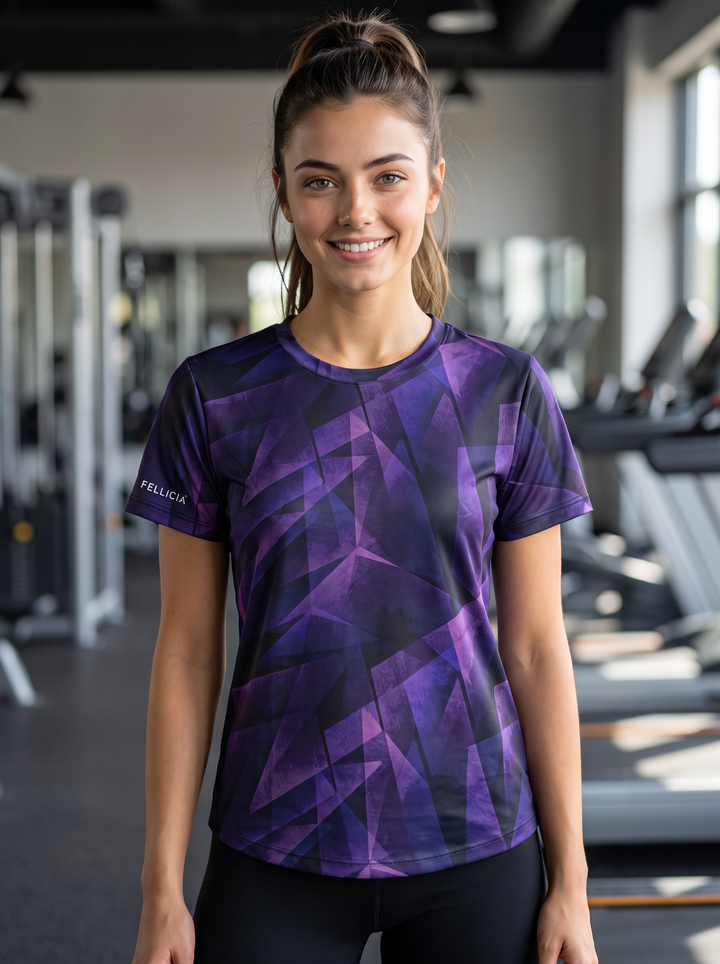 Active T-Shirt for Women - Purple Prism
