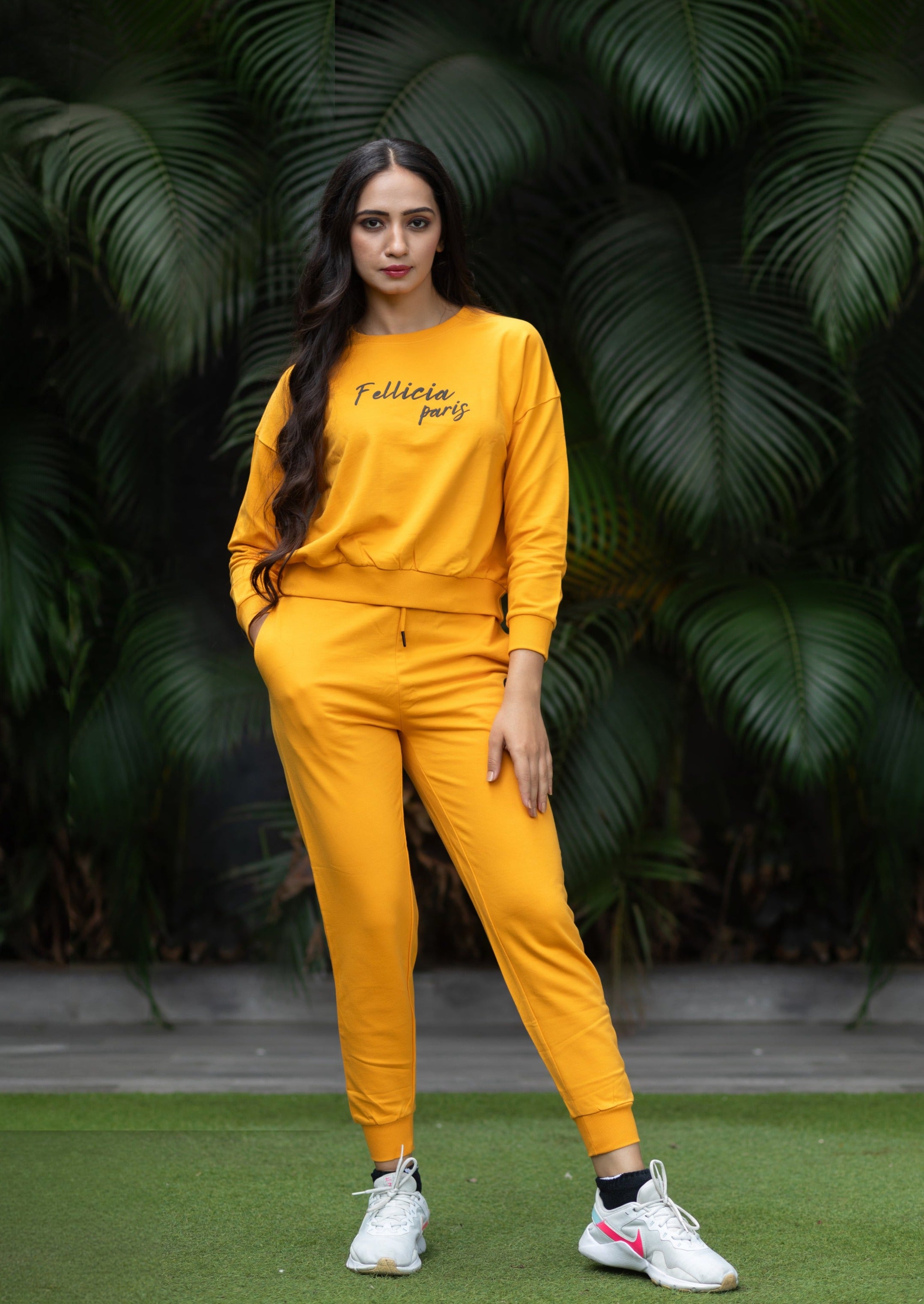 Co-ord Set (Marigold) Sweatshirt & Joggers for Women – FELLICIA