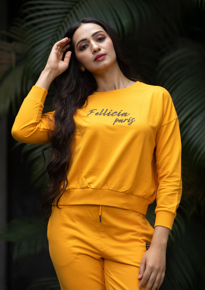 Co-ord Set (Marigold) Sweatshirt & Joggers for Women