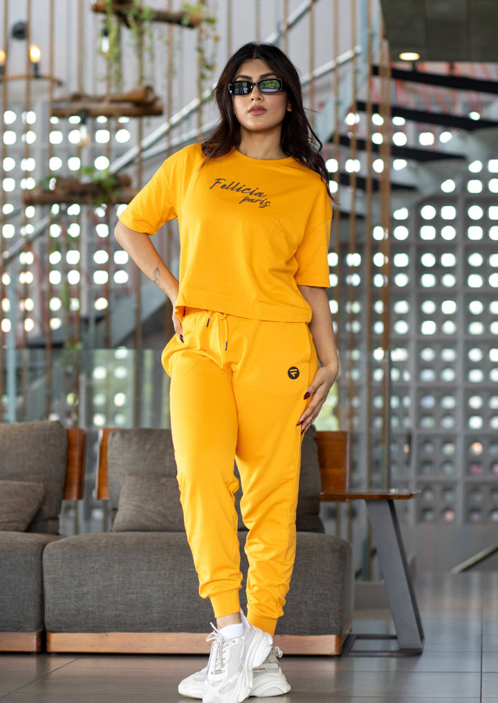 Co-ord Set (Marigold) Sweatshirt & Joggers for Women