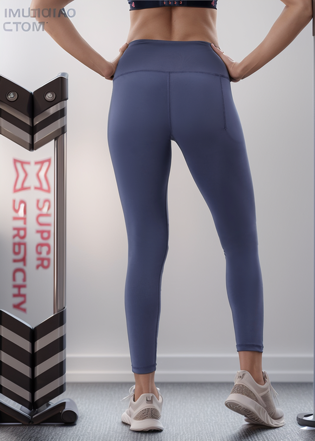 Active Tights with Pocket (Slate Grey)